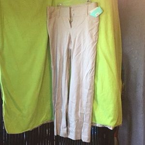 Basic khakis with wide belt hoops